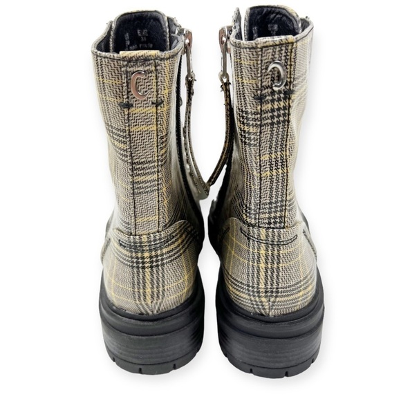 CIRCUS Sam Edelman Gili Plaid Combat Boots Platform 6 - Picture 2 of 11